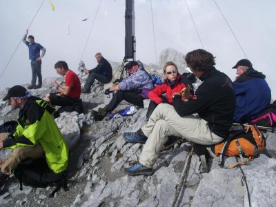 003-Das Wetter klart auf am Sulzfluhgipfel, 2.818 m
